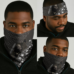Harriet Tubman Underground Railroad Neck Gaiter Fearless In The Dark - Civil Rights Hero Vintage Art
