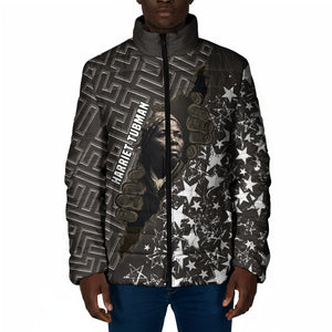 Harriet Tubman Underground Railroad Padded Jacket Fearless In The Dark - Civil Rights Hero Vintage Art
