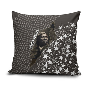 Harriet Tubman Underground Railroad Pillow Cover Fearless In The Dark - Civil Rights Hero Vintage Art