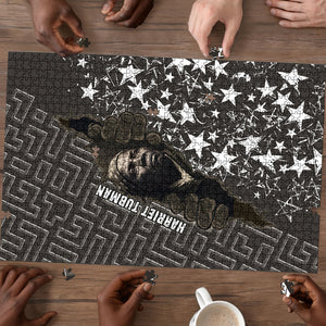 Harriet Tubman Underground Railroad Puzzle Fearless In The Dark - Civil Rights Hero Vintage Art