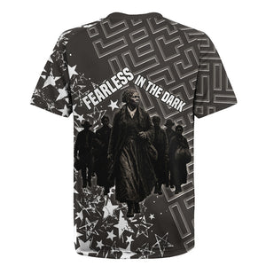 Harriet Tubman Underground Railroad Rugby Jersey Fearless In The Dark - Civil Rights Hero Vintage Art