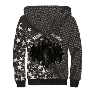 Harriet Tubman Underground Railroad Sherpa Hoodie Fearless In The Dark - Civil Rights Hero Vintage Art