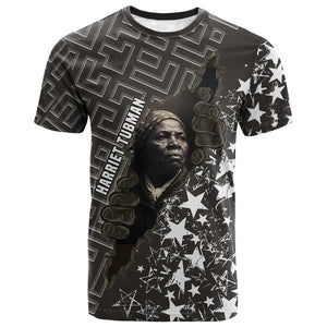 Harriet Tubman Underground Railroad T shirt Fearless In The Dark - Civil Rights Hero Vintage Art