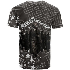 Harriet Tubman Underground Railroad T shirt Fearless In The Dark - Civil Rights Hero Vintage Art