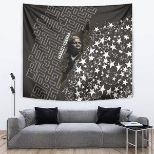 Harriet Tubman Underground Railroad Tapestry Fearless In The Dark - Civil Rights Hero Vintage Art