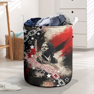 Freedom Fighter Harriet Tubman Laundry Basket Freedom Was The Destination 1822