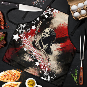 Freedom Fighter Harriet Tubman Apron Freedom Was The Destination 1822