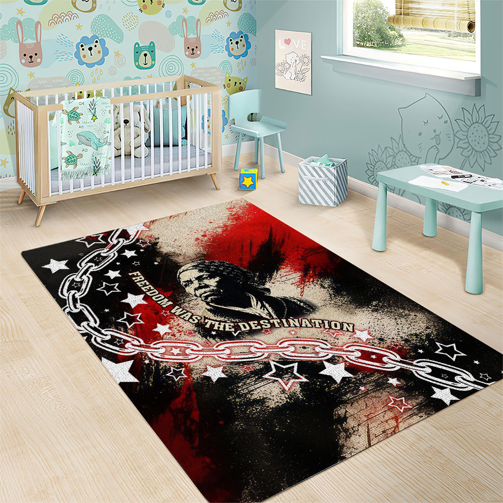 Freedom Fighter Harriet Tubman Area Rug Freedom Was The Destination 1822