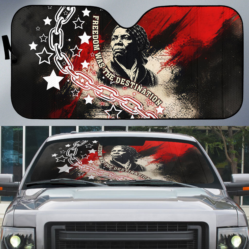 Freedom Fighter Harriet Tubman Auto Sun Shade Freedom Was The Destination 1822