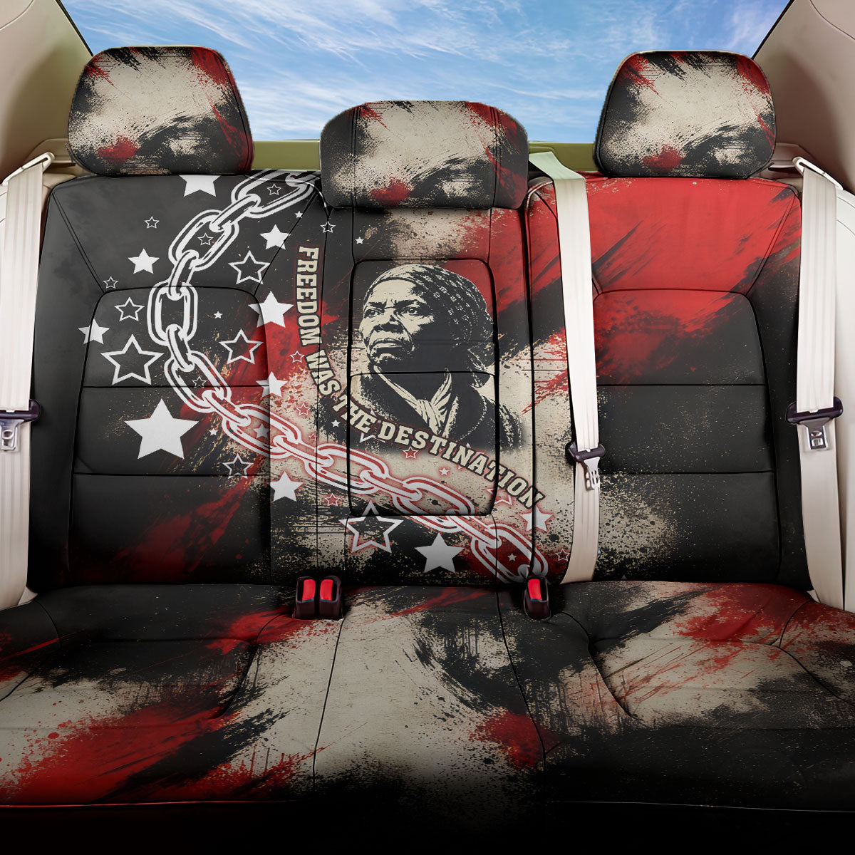Freedom Fighter Harriet Tubman Back Car Seat Cover Freedom Was The Destination 1822