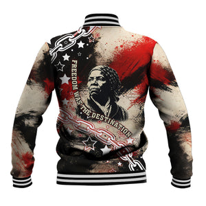 Freedom Fighter Harriet Tubman Baseball Jacket Freedom Was The Destination 1822