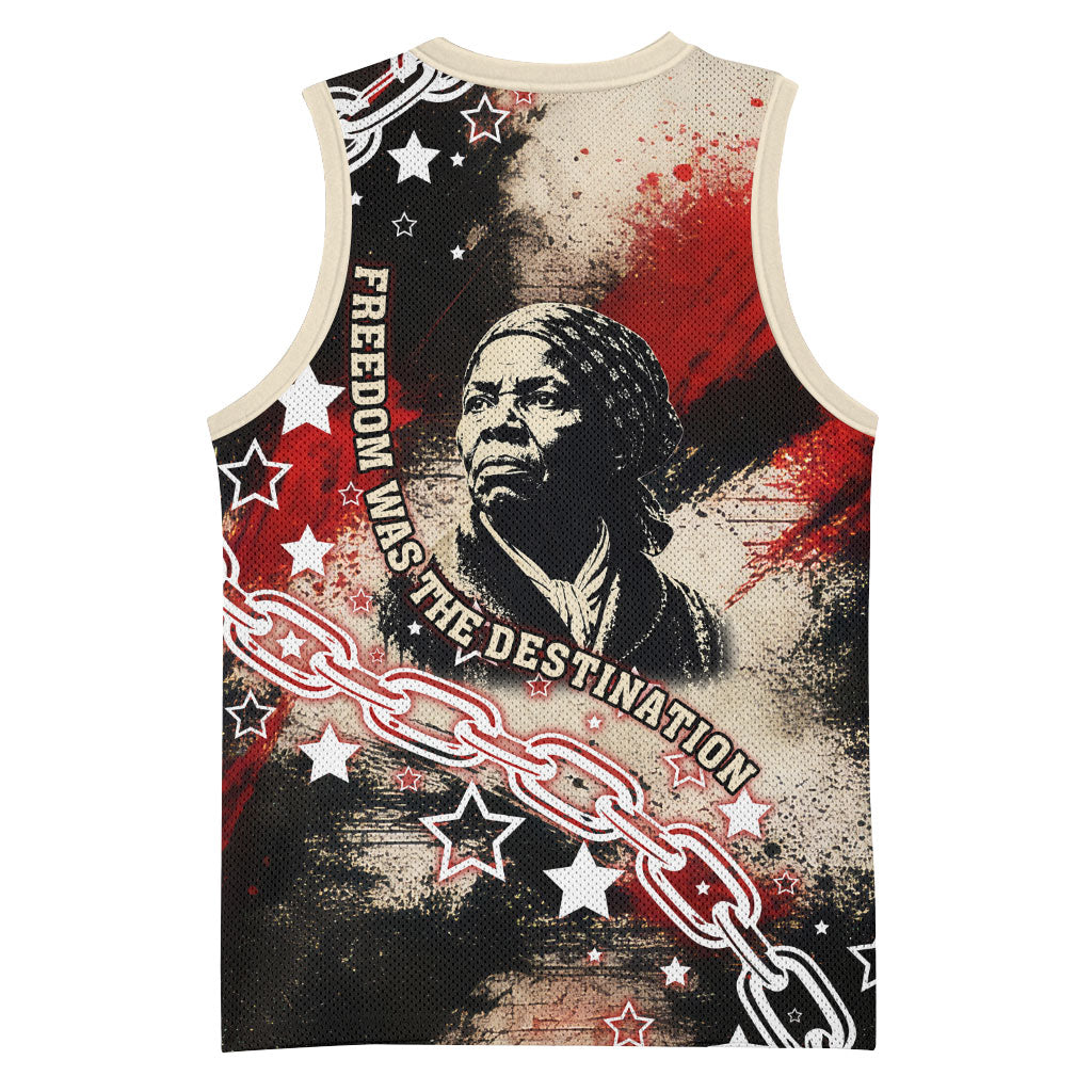 Freedom Fighter Harriet Tubman Basketball Jersey Freedom Was The Destination 1822