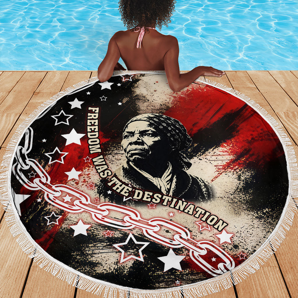 Freedom Fighter Harriet Tubman Beach Blanket Freedom Was The Destination 1822