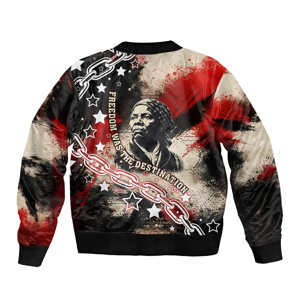 Freedom Fighter Harriet Tubman Bomber Jacket Freedom Was The Destination 1822