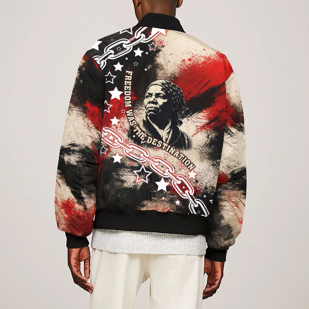 Freedom Fighter Harriet Tubman Bomber Jacket Freedom Was The Destination 1822