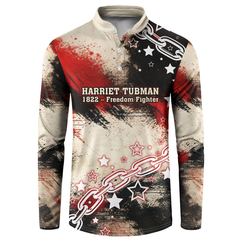 Freedom Fighter Harriet Tubman Button Sweatshirt Freedom Was The Destination 1822