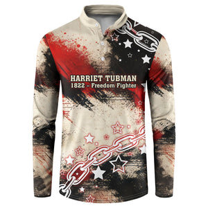 Freedom Fighter Harriet Tubman Button Sweatshirt Freedom Was The Destination 1822