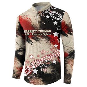 Freedom Fighter Harriet Tubman Button Sweatshirt Freedom Was The Destination 1822
