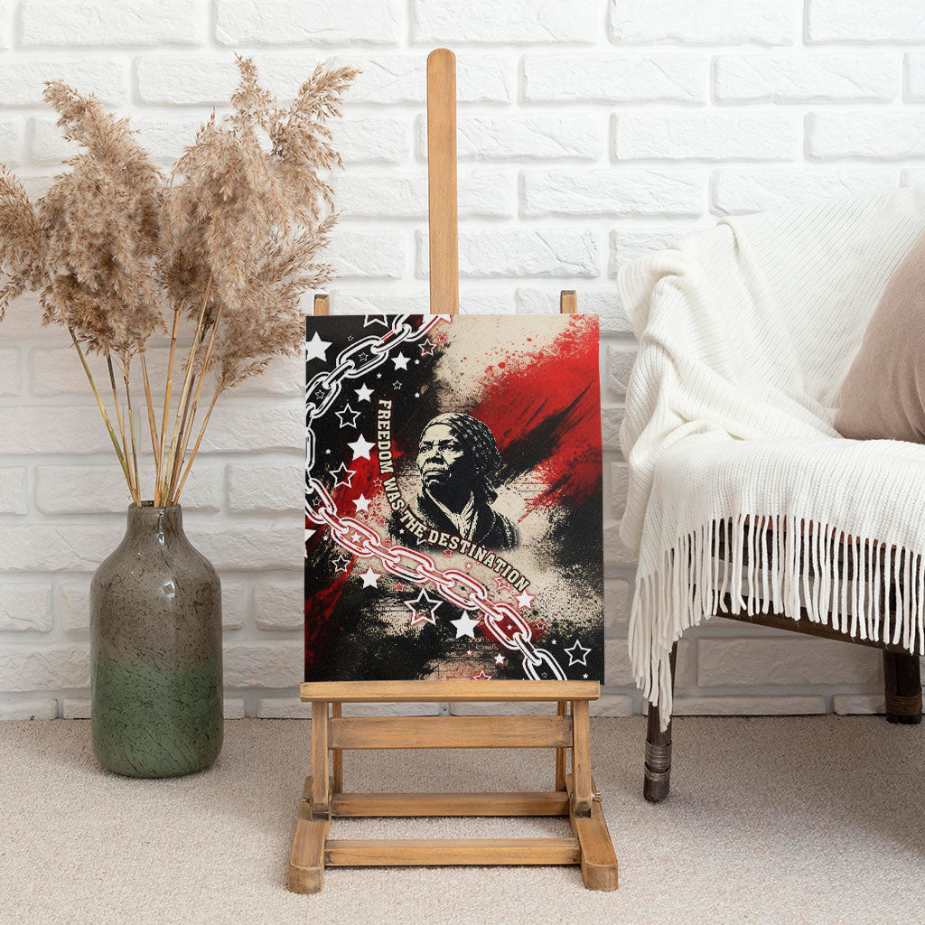 Freedom Fighter Harriet Tubman Canvas Wall Art Freedom Was The Destination 1822