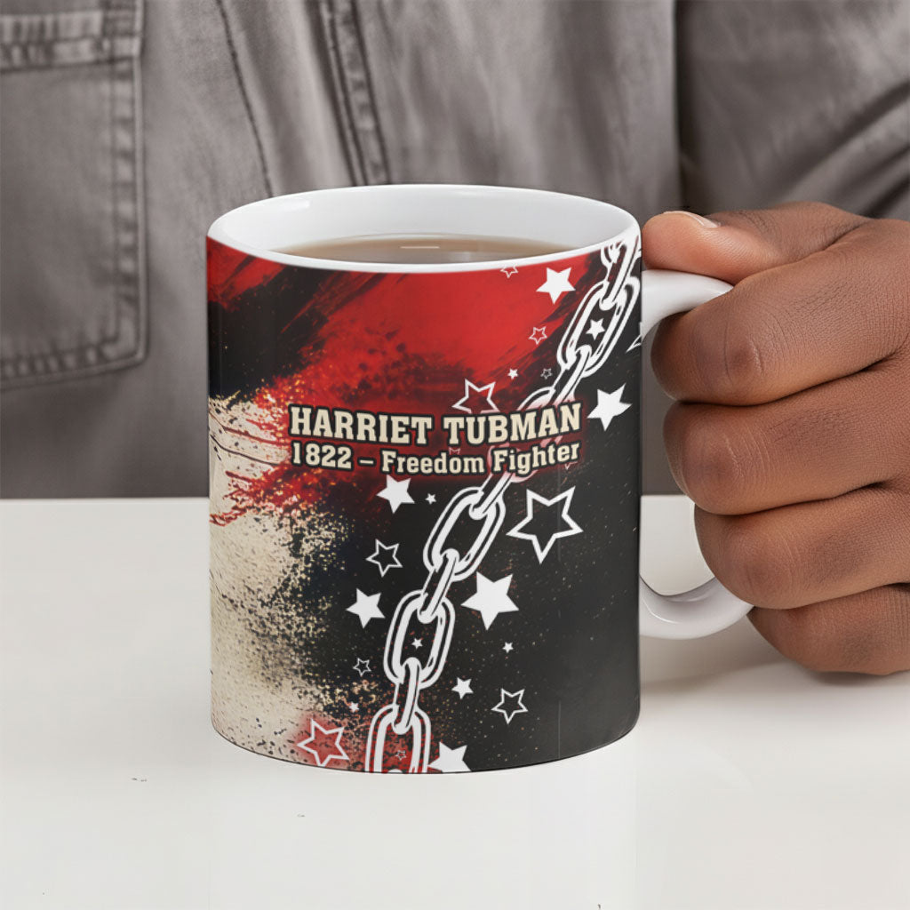 Freedom Fighter Harriet Tubman Ceramic Mug Freedom Was The Destination 1822