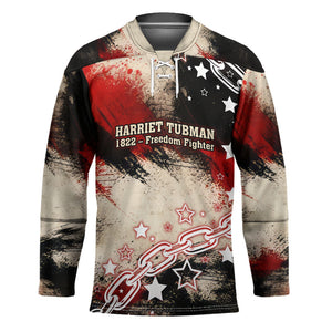 Freedom Fighter Harriet Tubman Hockey Jersey Freedom Was The Destination 1822