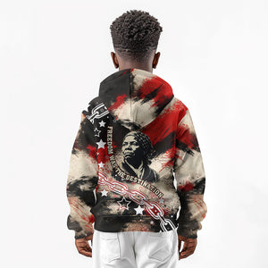 Freedom Fighter Harriet Tubman Kid Hoodie Freedom Was The Destination 1822