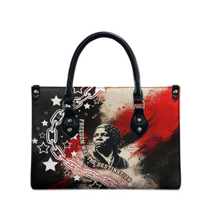 Freedom Fighter Harriet Tubman Leather Bag Freedom Was The Destination 1822