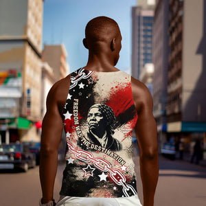 Freedom Fighter Harriet Tubman Men Tank Top Freedom Was The Destination 1822