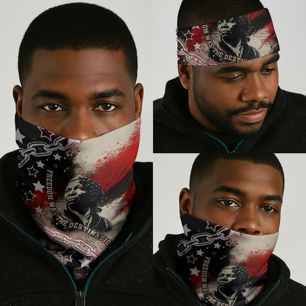 Freedom Fighter Harriet Tubman Neck Gaiter Freedom Was The Destination 1822