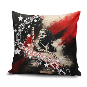 Freedom Fighter Harriet Tubman Pillow Cover Freedom Was The Destination 1822