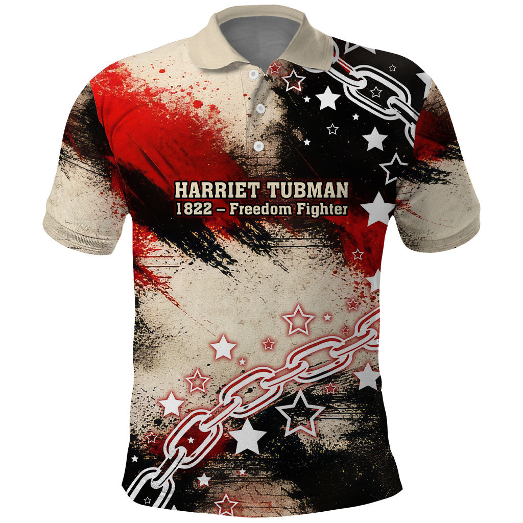 Freedom Fighter Harriet Tubman Polo Shirt Freedom Was The Destination 1822