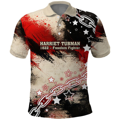 Freedom Fighter Harriet Tubman Polo Shirt Freedom Was The Destination 1822