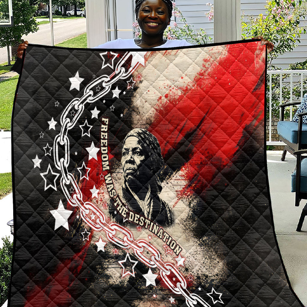 Freedom Fighter Harriet Tubman Quilt Freedom Was The Destination 1822