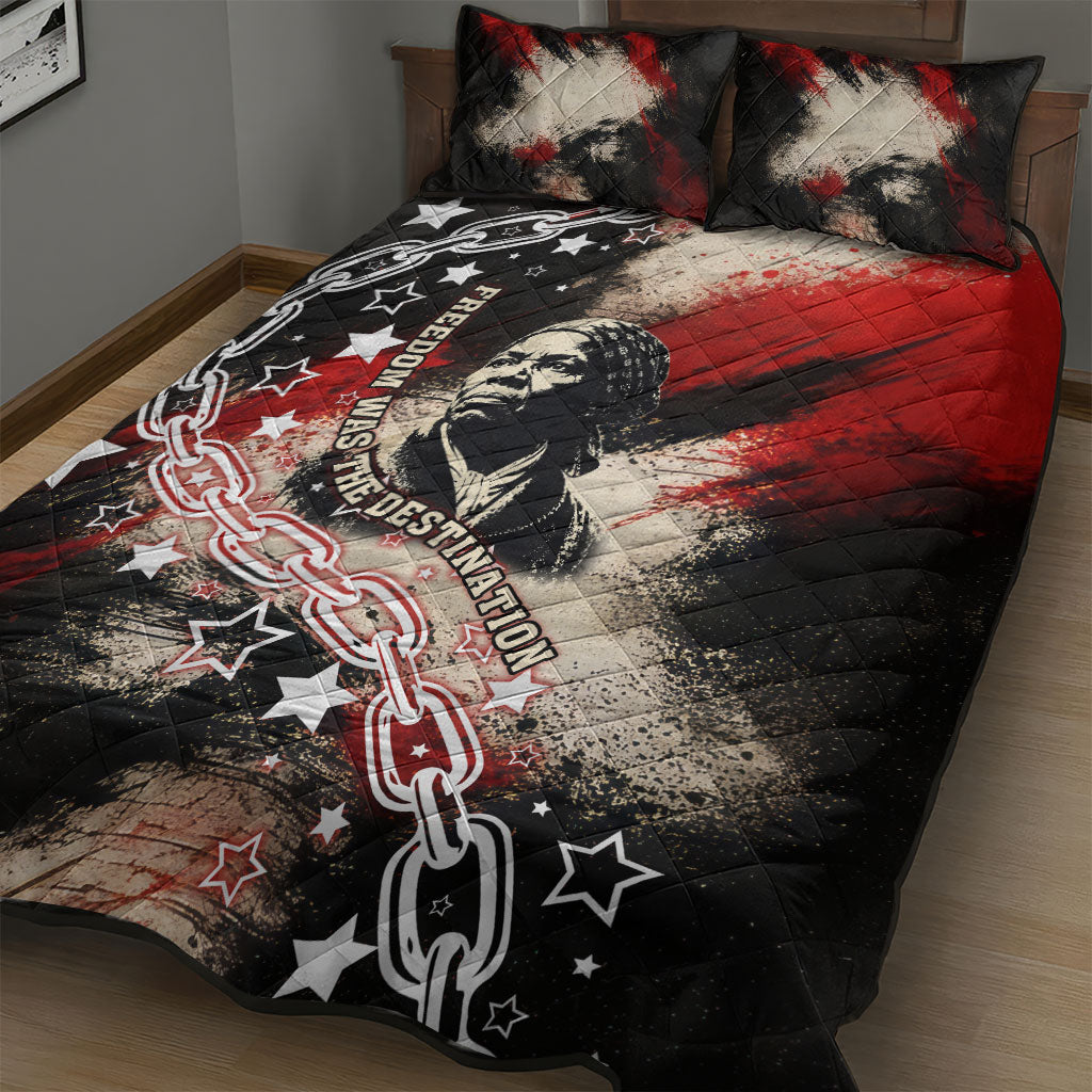 Freedom Fighter Harriet Tubman Quilt Bed Set Freedom Was The Destination 1822