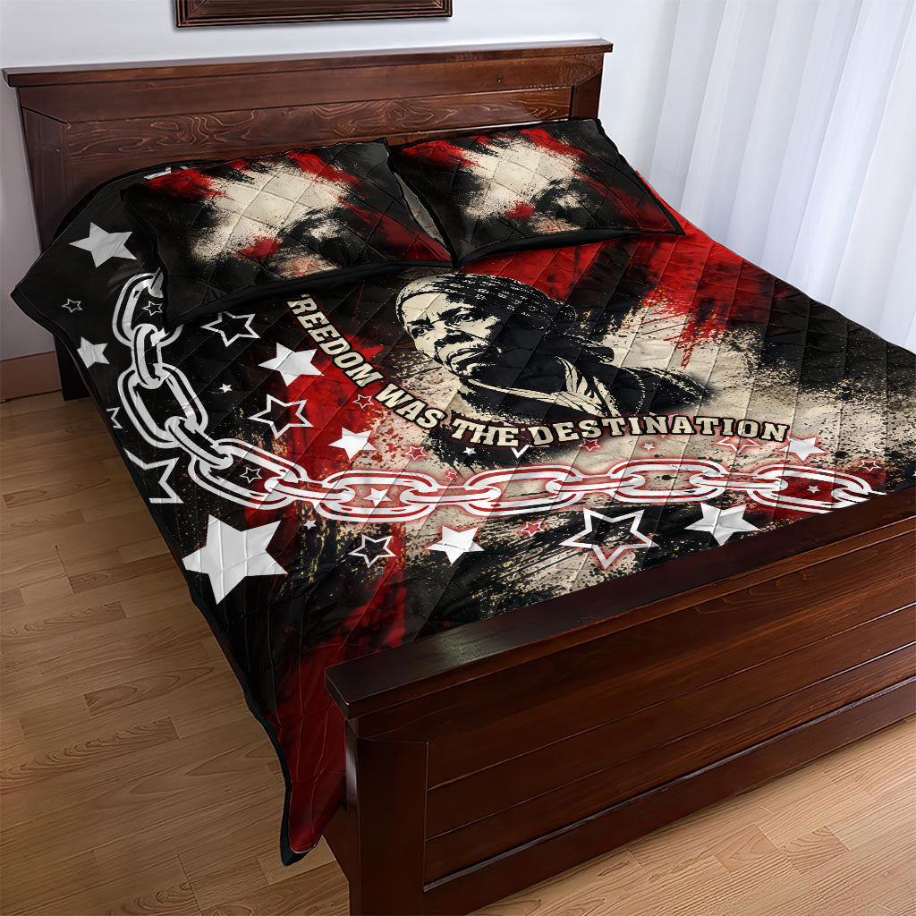 Freedom Fighter Harriet Tubman Quilt Bed Set Freedom Was The Destination 1822