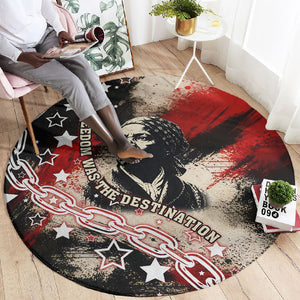 Freedom Fighter Harriet Tubman Round Carpet Freedom Was The Destination 1822
