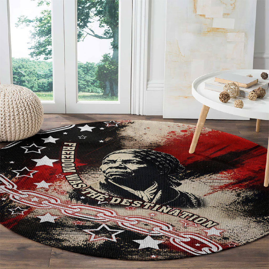 Freedom Fighter Harriet Tubman Round Carpet Freedom Was The Destination 1822
