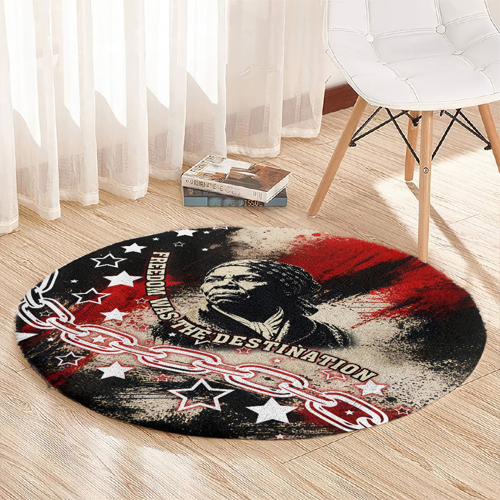 Freedom Fighter Harriet Tubman Round Carpet Freedom Was The Destination 1822