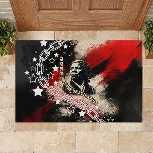 Freedom Fighter Harriet Tubman Rubber Doormat Freedom Was The Destination 1822