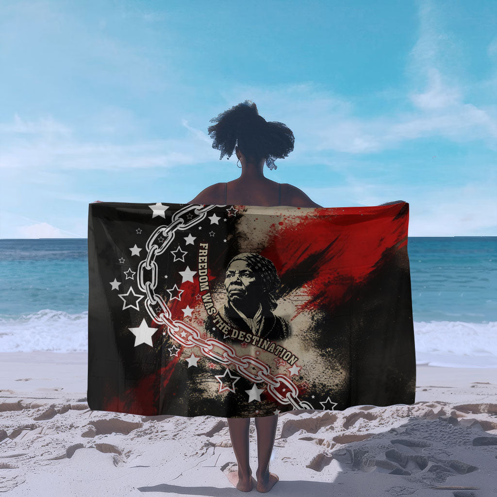 Freedom Fighter Harriet Tubman Sarong Freedom Was The Destination 1822