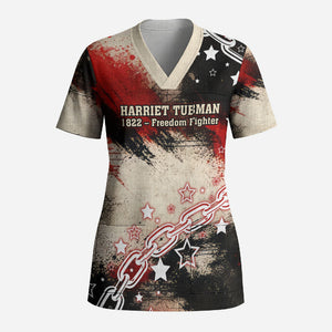 Freedom Fighter Harriet Tubman Scrub Top Freedom Was The Destination 1822
