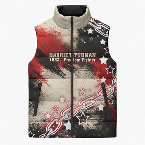 Freedom Fighter Harriet Tubman Sleeveless Puffer Jacket Freedom Was The Destination 1822