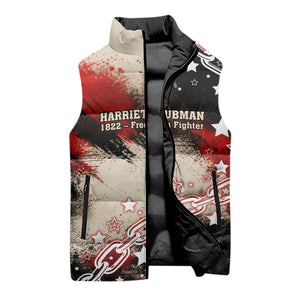Freedom Fighter Harriet Tubman Sleeveless Puffer Jacket Freedom Was The Destination 1822