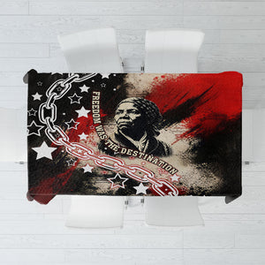 Freedom Fighter Harriet Tubman Tablecloth Freedom Was The Destination 1822