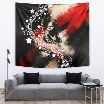 Freedom Fighter Harriet Tubman Tapestry Freedom Was The Destination 1822