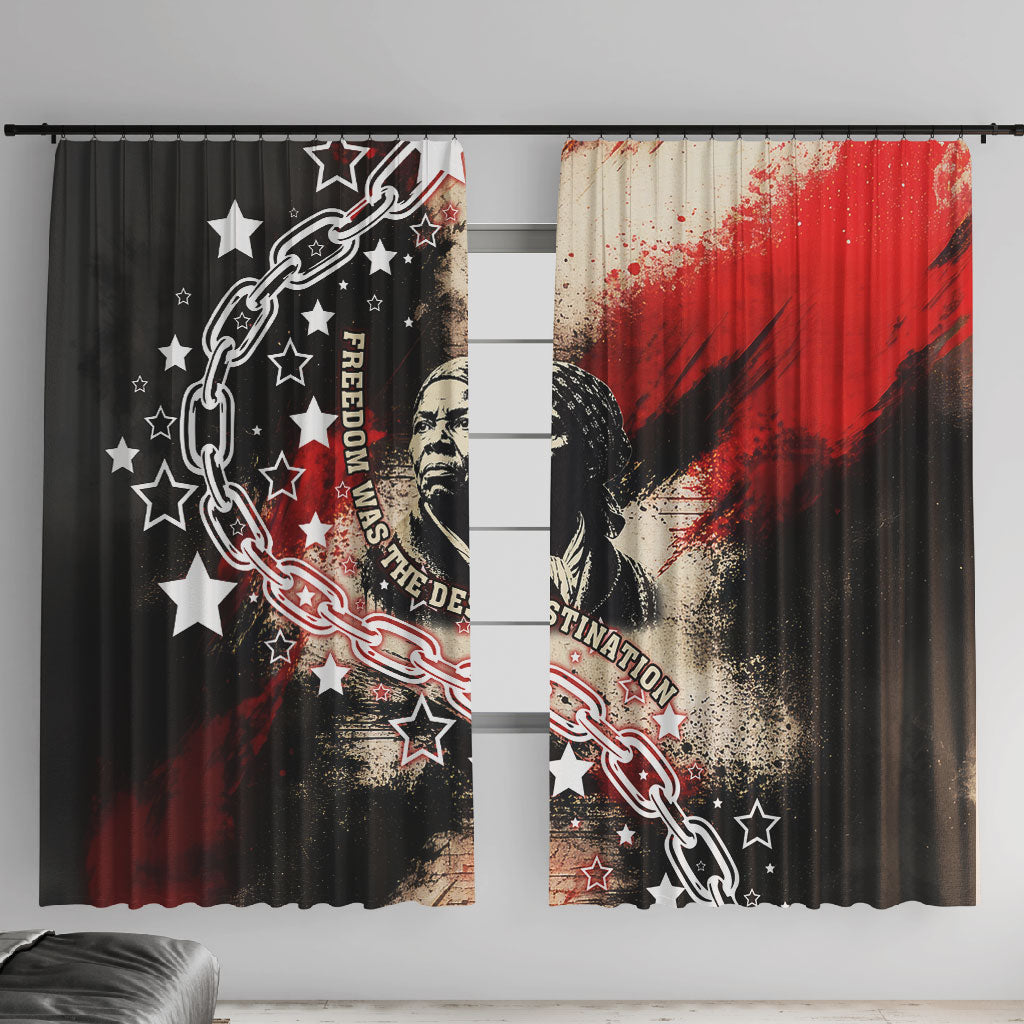 Freedom Fighter Harriet Tubman Window Curtain Freedom Was The Destination 1822