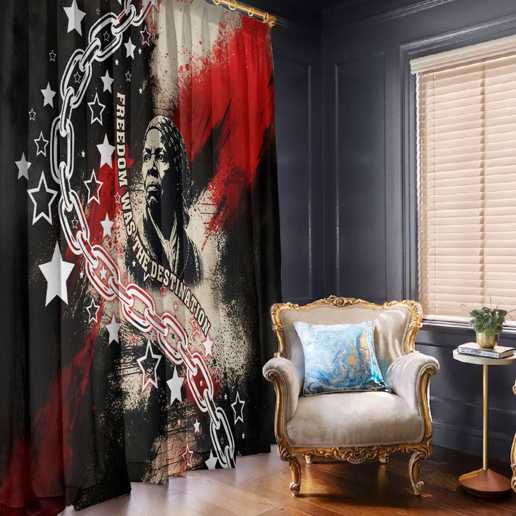 Freedom Fighter Harriet Tubman Window Curtain Freedom Was The Destination 1822