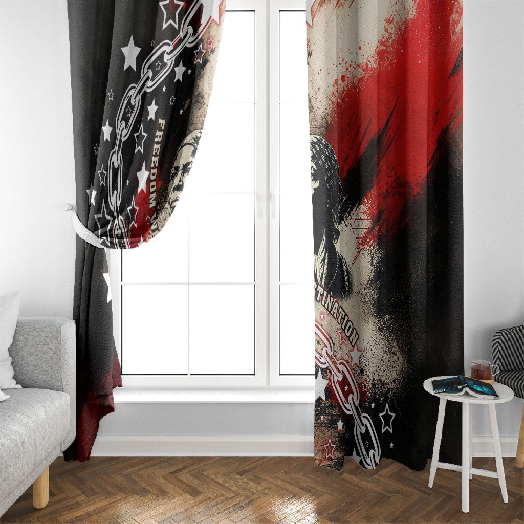 Freedom Fighter Harriet Tubman Window Curtain Freedom Was The Destination 1822