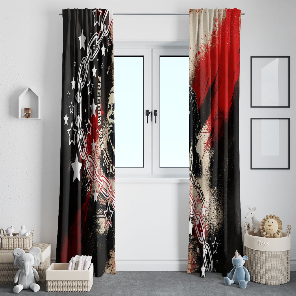 Freedom Fighter Harriet Tubman Window Curtain Freedom Was The Destination 1822