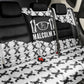 Malcolm X 101 Years Of Resistance Back Car Seat Cover Civil Rights Leader Portrait - Monochrome X Pattern